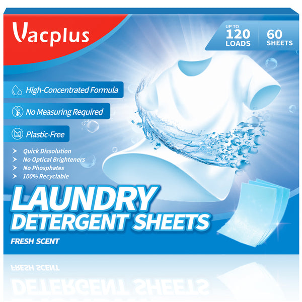  Vacplus Laundry Detergent Sheets Natural - (300 Loads