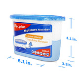 ✅ 𝗩𝗮𝗰𝗽𝗹𝘂𝘀 Moisture Absorber Boxes (6 Pack), 10.5 Oz, Vacplus Unscented Moisture Absorber, Humidity Absorber Attracts Extra Moisture from Your Bathroom, Closet, Kitchen & Rv, Dehumidifier for Closet (Fragrance Free)